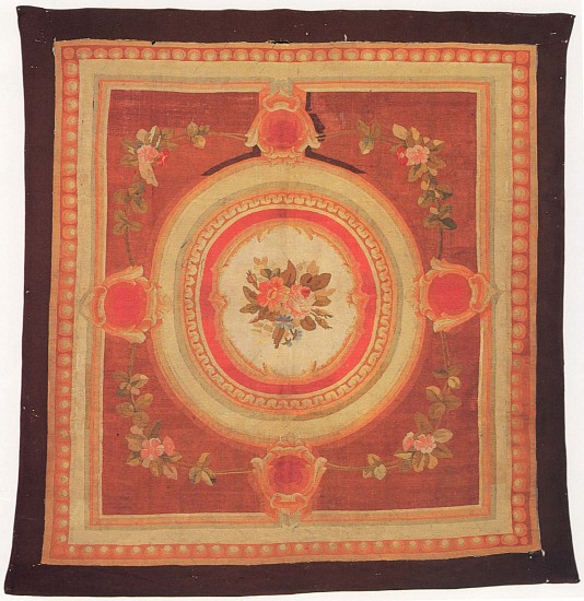 19th Century FRENCH, Aubusson Rug, France
ca. 1875-1900, Wool